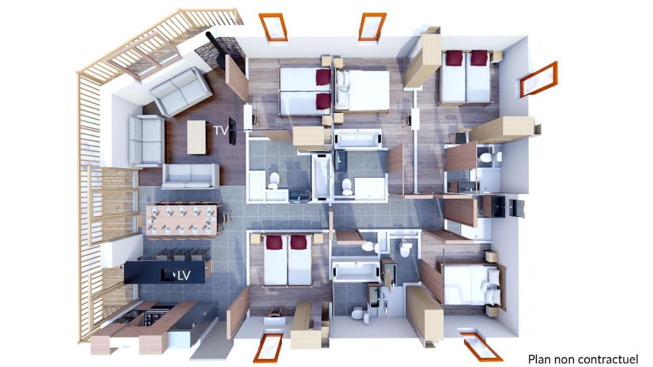 Апартаменты Les Balcons Platinium Val Cenis Ланслевиллар Экстерьер фото